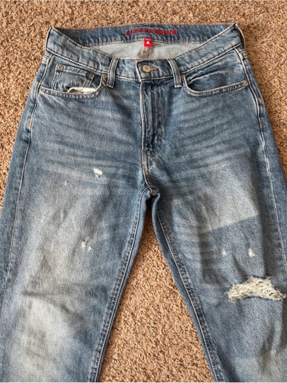 Lucky Brand Women's Light Blue Straight Leg Jeans